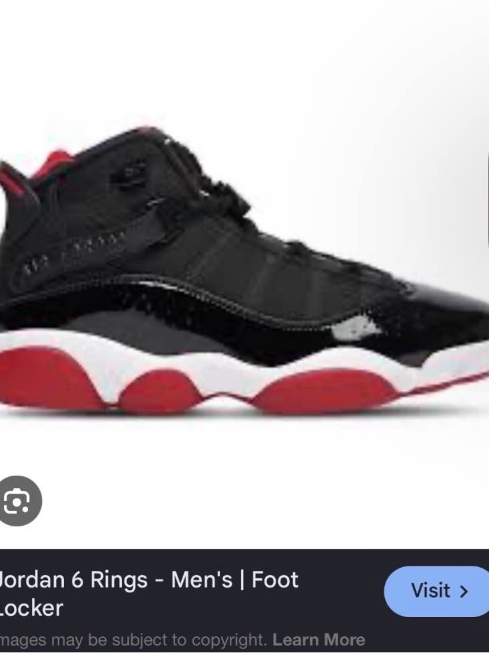 Kids Black and Red Retro Basketball Sneakers